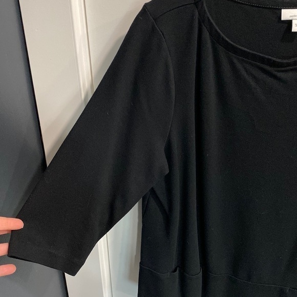 J Jill Ponte Polished Pocket Tee EUC - Picture 3 of 8